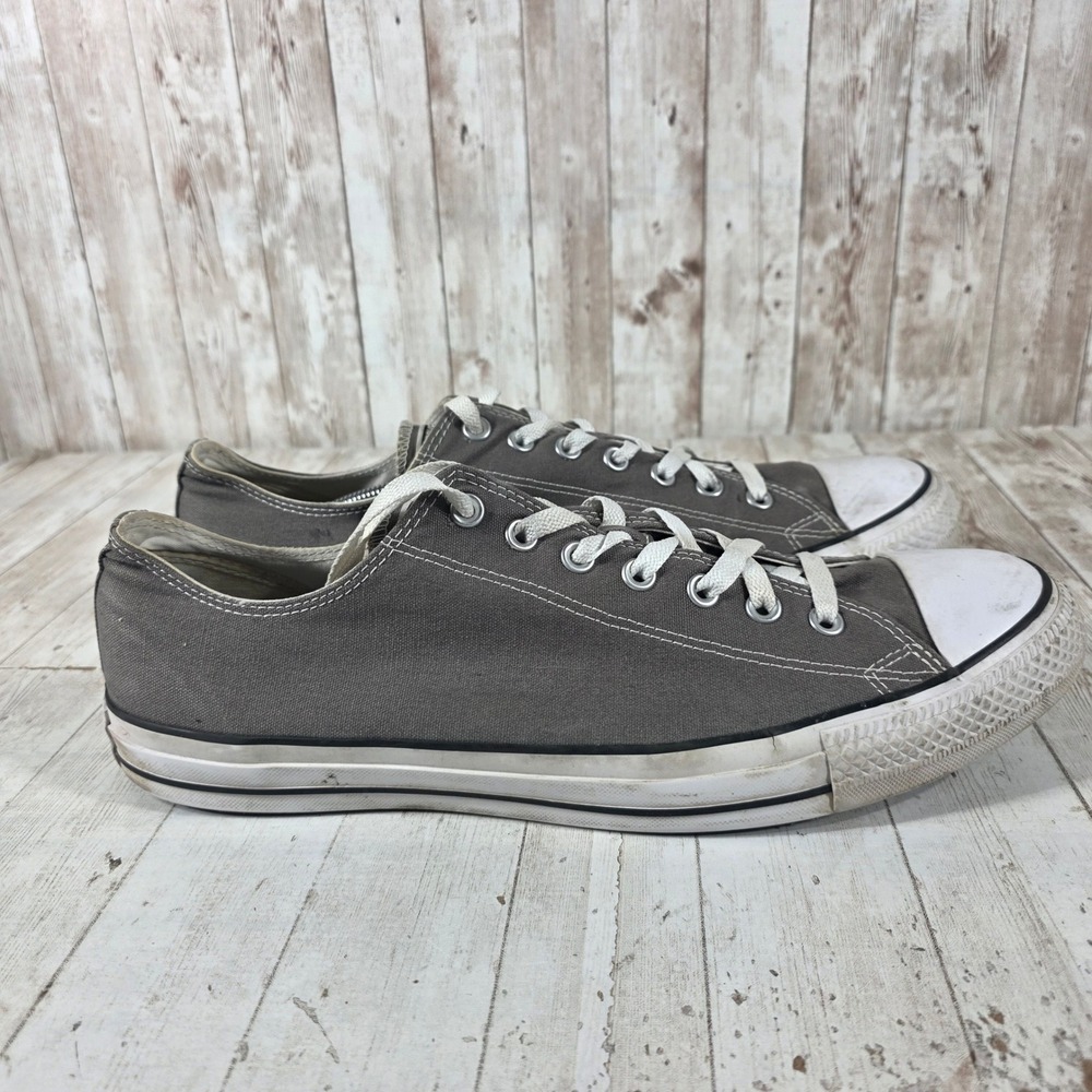 Converse Chuck Taylor All Star Low Top Charcoal Grey Mens 14 Womens 16 1J794